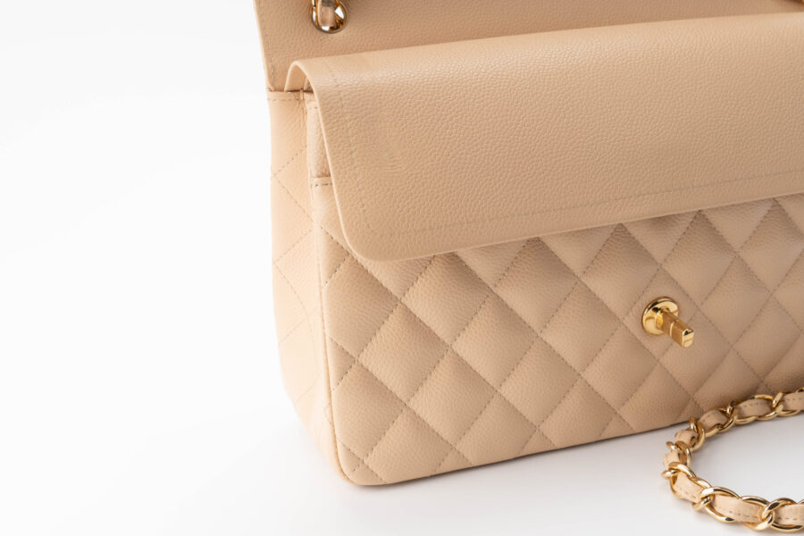 Chanel Jumbo Classic Flap Bag Beige Clair