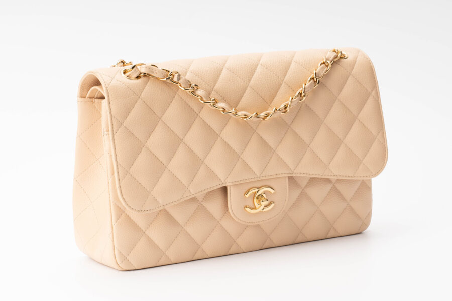 Chanel Jumbo Classic Flap Bag Beige Clair