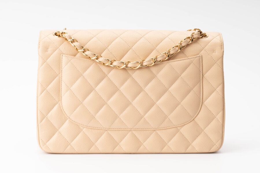 Chanel Jumbo Classic Flap Bag Beige Clair