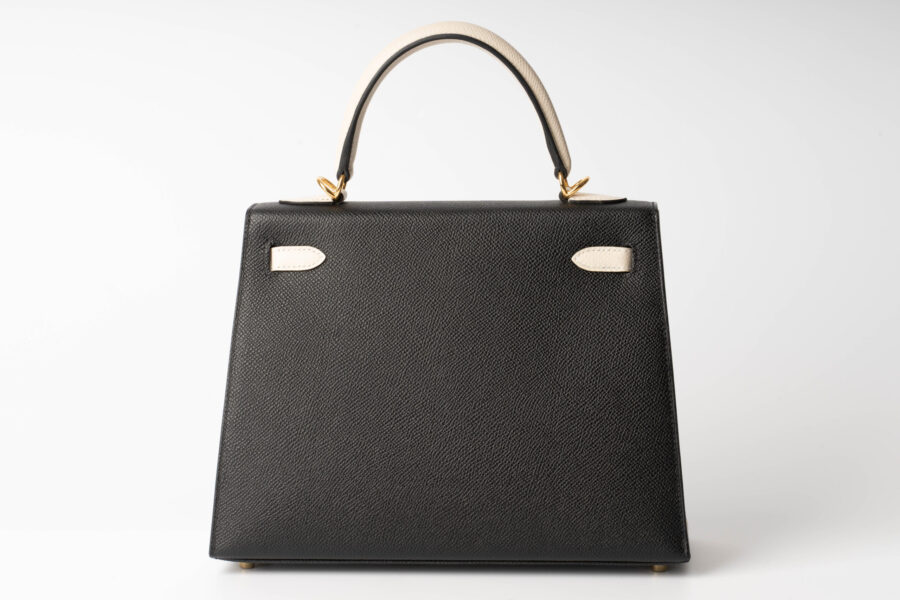 Hermès Kelly 25 CraieNoir Epsom HSS