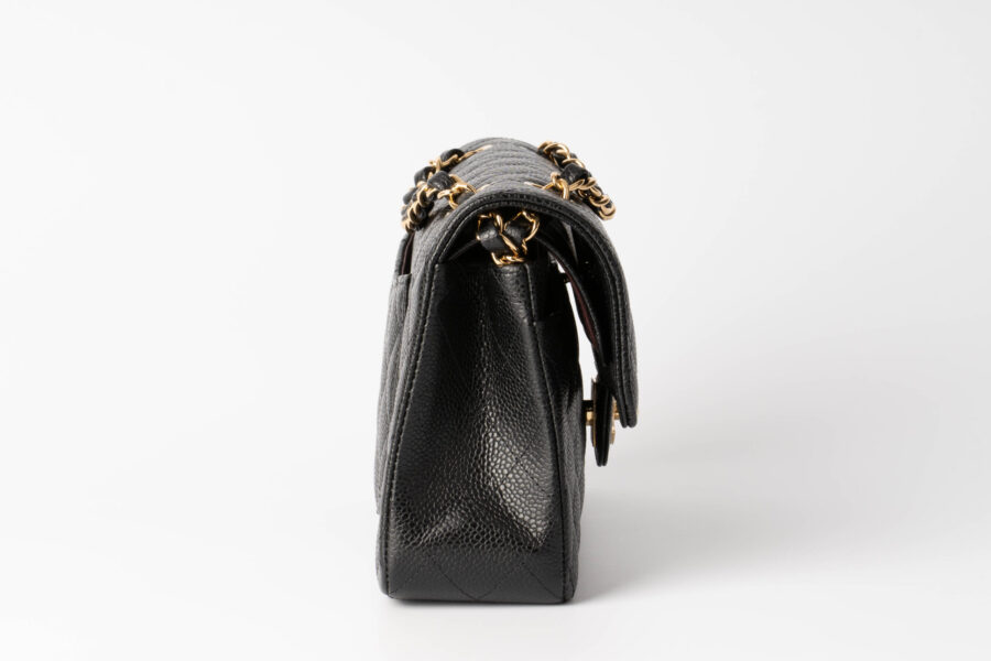 Chanel Small Classic Flap Caviar Black