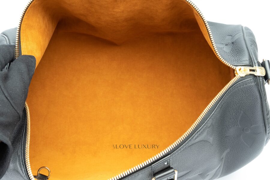 Louis-Vuitton-Keepall-Bandouliere-45-Empriente-Leather-Jumbo-Monogram-Black-8