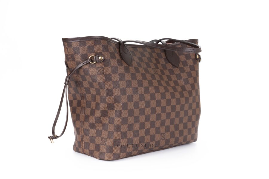 Louis-Vuitton-Neverfull-MM-Damier-Ebene-Rose-Ballerine-2