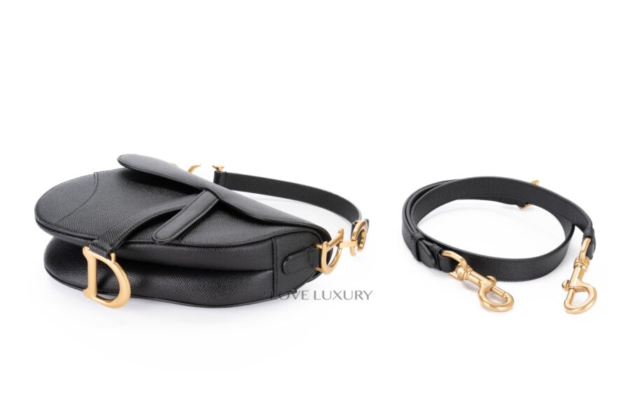 Dior-Mini-Saddle-Bag-Black-Grained-Calfskin-8
