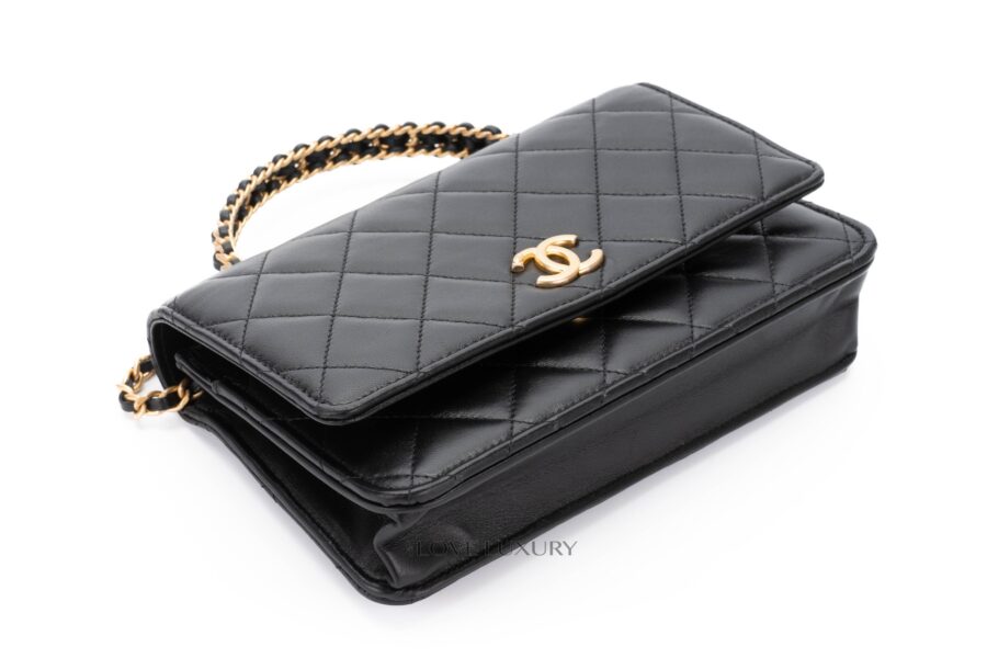 Chanel-Top-Handle-Wallet-On-Chain-Lambskin-Ghw-15