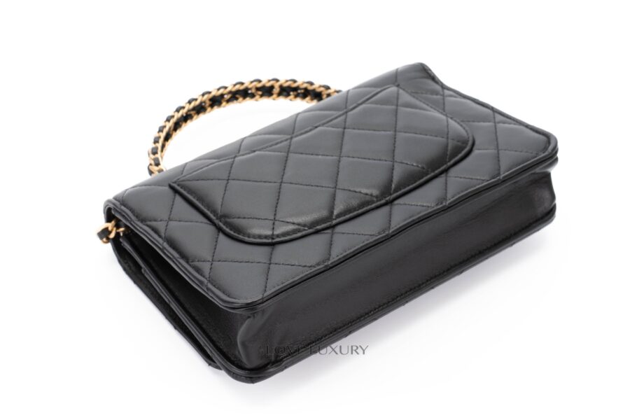 Chanel-Top-Handle-Wallet-On-Chain-Lambskin-Ghw-17
