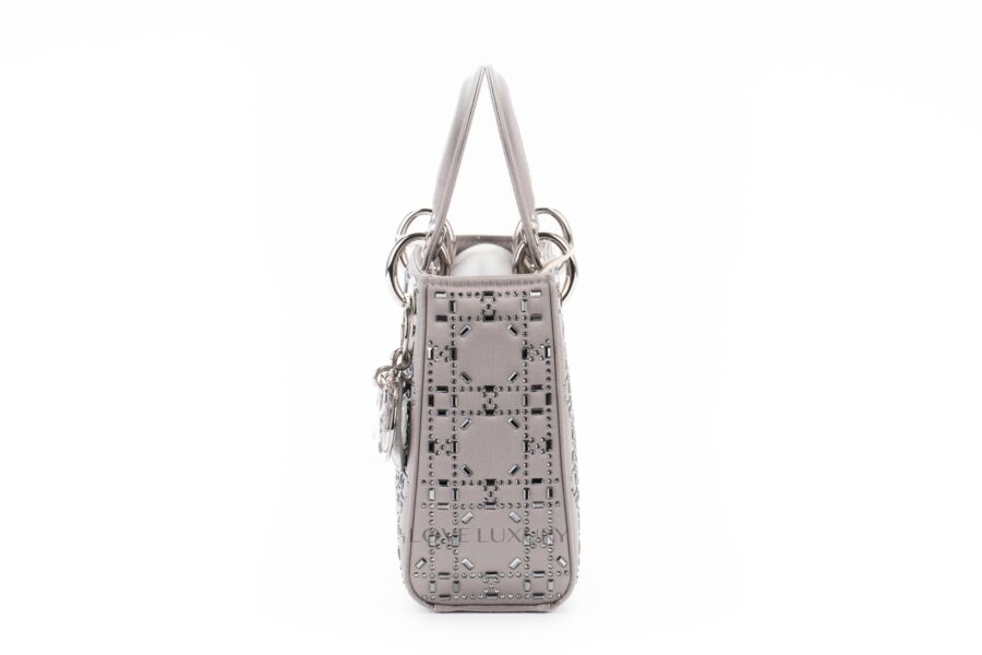 Dior-Mini-Lady-Dior-Gray-Strass-Cannage-Satin-4