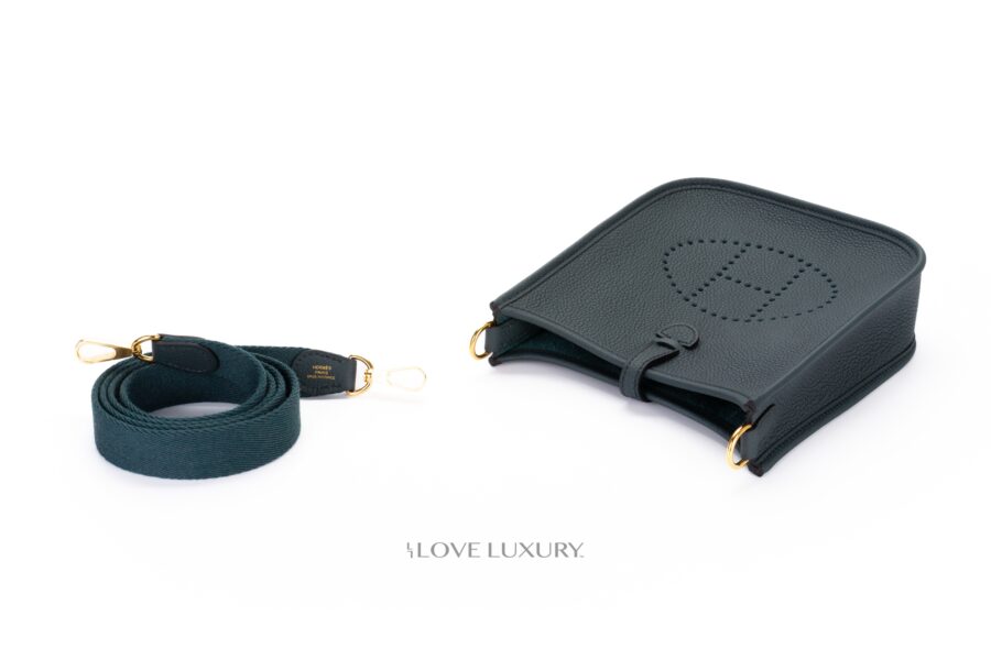 Hermès-Mini-Evelyne-Vert-Rousseau-Vert-Cypres-Gold-Hardware-7