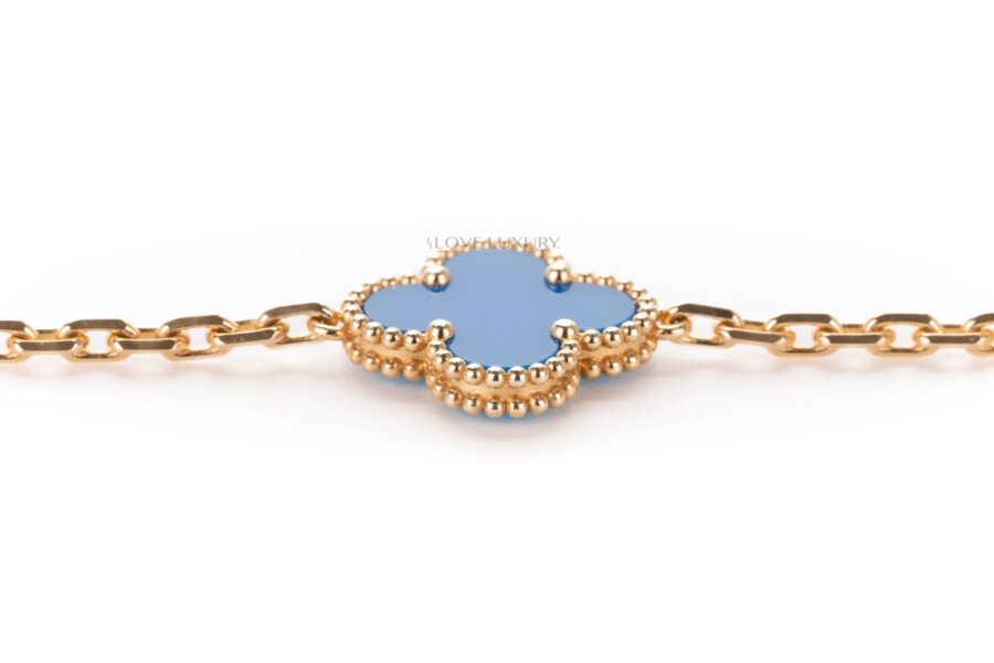 Van-Cleef-&-Arpels-Vintage-Alhambra-Bracelet-Blue-Agate-Yellow-Gold-2