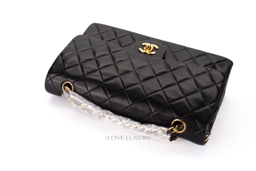 Chanel-Medium-Classic-Flap-Black-Lambskin-Gold-Hardware-11