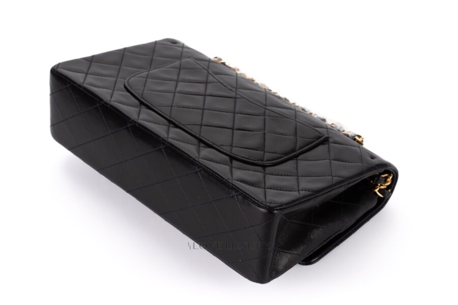 Chanel-Medium-Classic-Flap-Black-Lambskin-Gold-Hardware-15