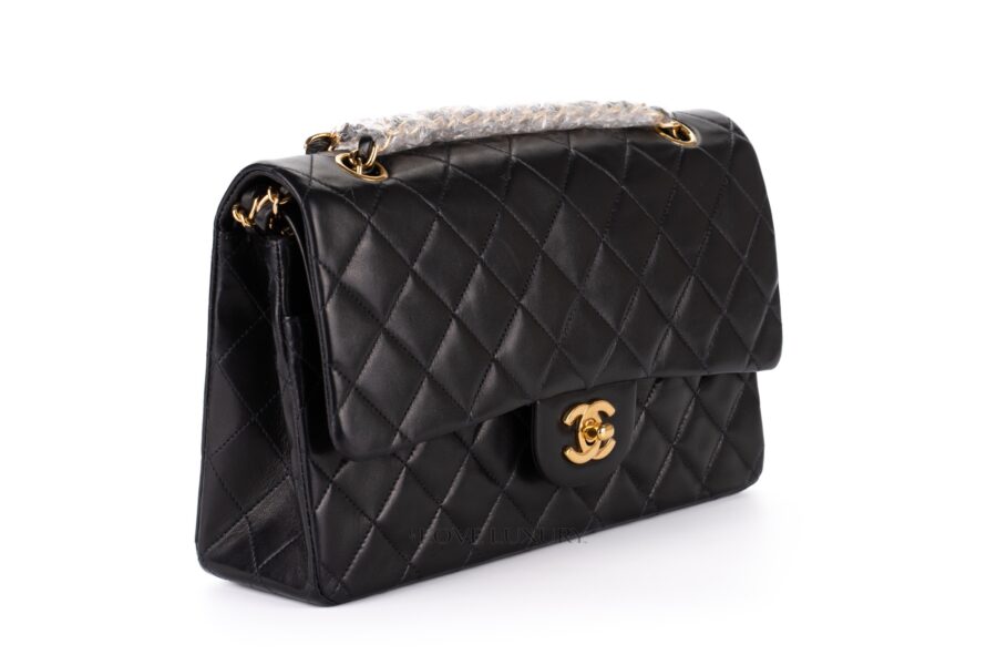 Chanel-Medium-Classic-Flap-Black-Lambskin-Gold-Hardware-2