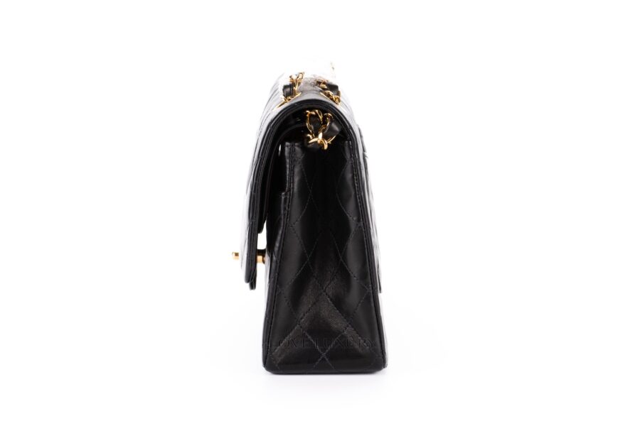 Chanel-Medium-Classic-Flap-Black-Lambskin-Gold-Hardware-4