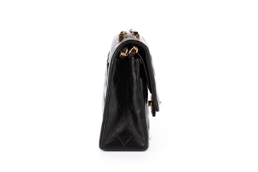 Chanel-Medium-Classic-Flap-Black-Lambskin-Gold-Hardware-5