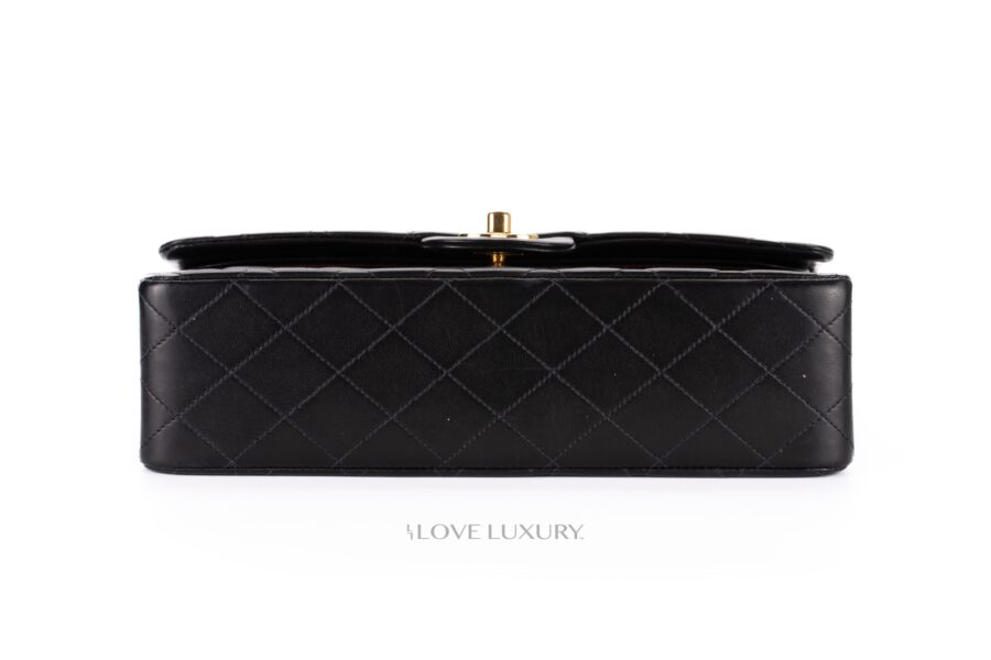 Chanel-Medium-Classic-Flap-Black-Lambskin-Gold-Hardware-6