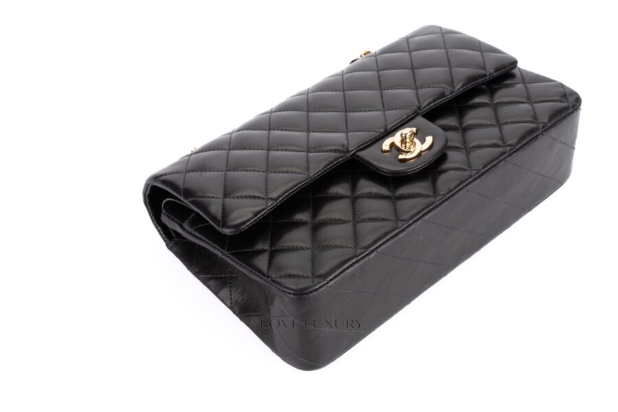 Chanel-Medium-Vintage-Classic-Flap-Lambskin-Gold-Hardware-8-series-13