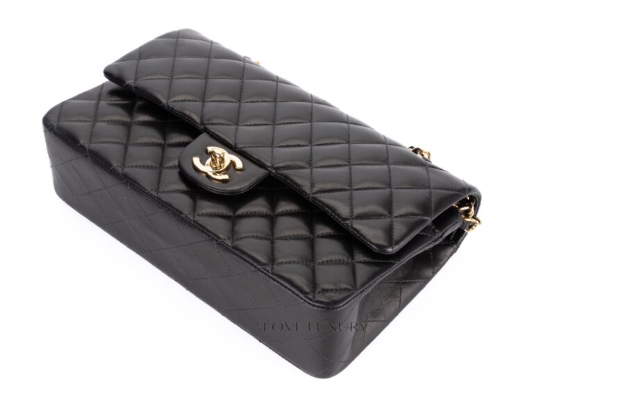 Chanel-Medium-Vintage-Classic-Flap-Lambskin-Gold-Hardware-8-series-14