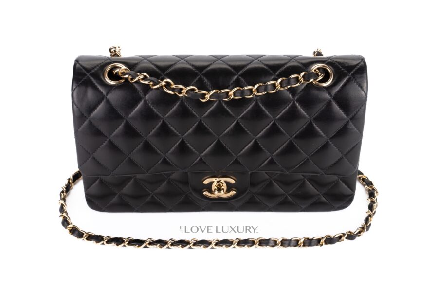 Chanel-Medium-Vintage-Classic-Flap-Lambskin-Gold-Hardware-8-series-8