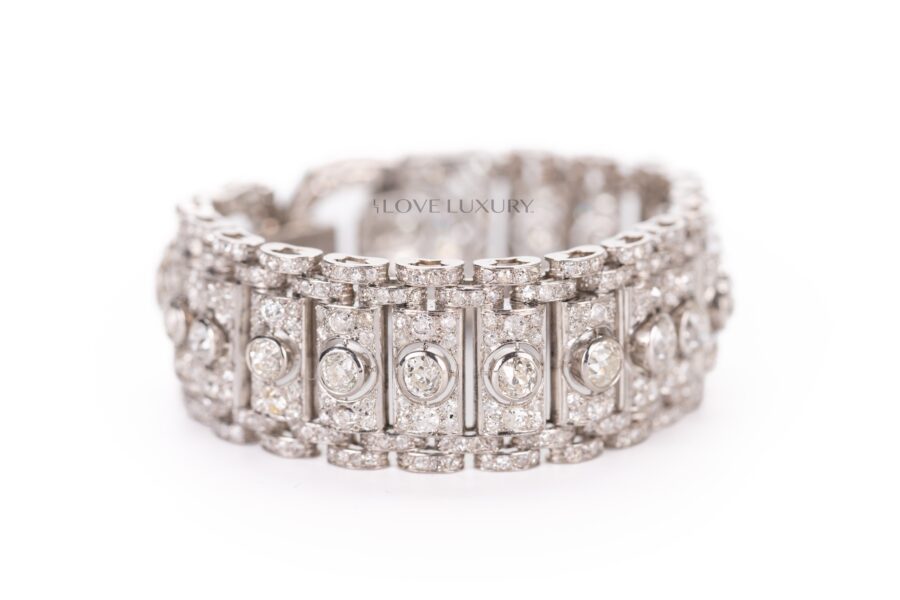 Platinum-Bracelet-Set-with-Modified-Round-&-Round-Old-Cut-Center-&-Sides-Diamonds-2