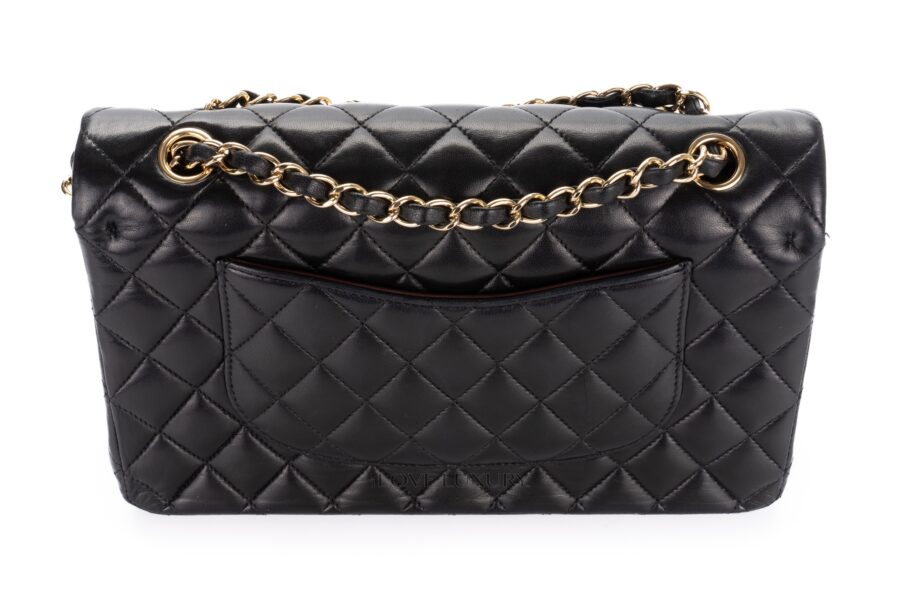 Chanel-Medium-Classic-Flap-Black-Lamsbkin-Gold-Hardware-17