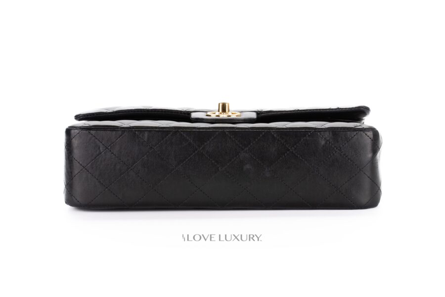 Chanel-Medium-Classic-Flap-Black-Lamsbkin-Gold-Hardware-6