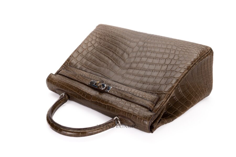 Hermès-Kelly-35-Havane-Matte-Niloticus-Croc-Palladium-Hardware-9