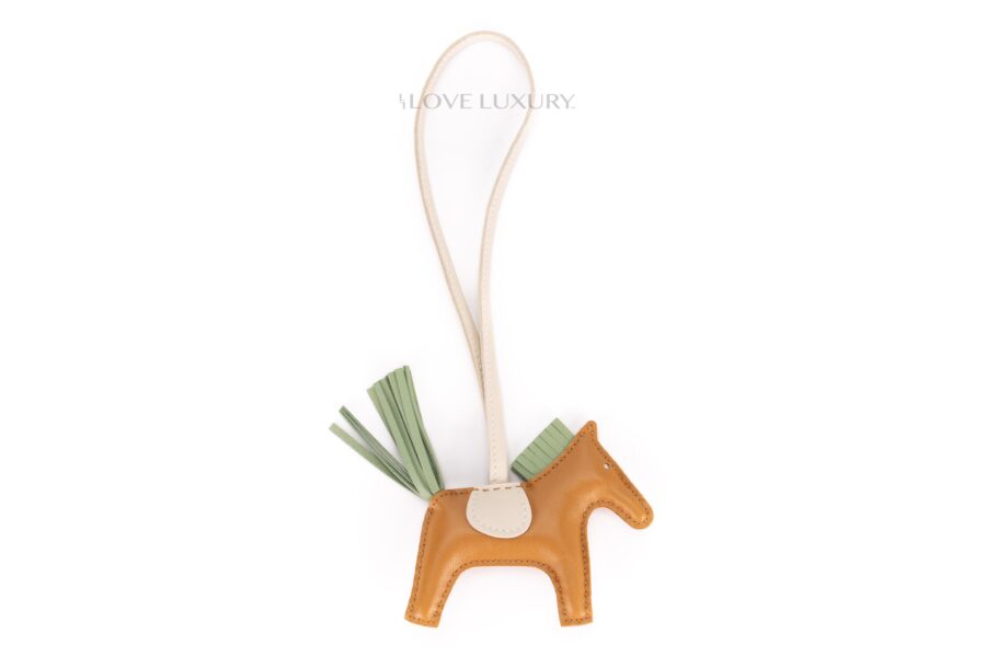 Hermès-Rodeo-PM-Bag-Charm-in-Sesame-Craie-Vert-Criquet-3