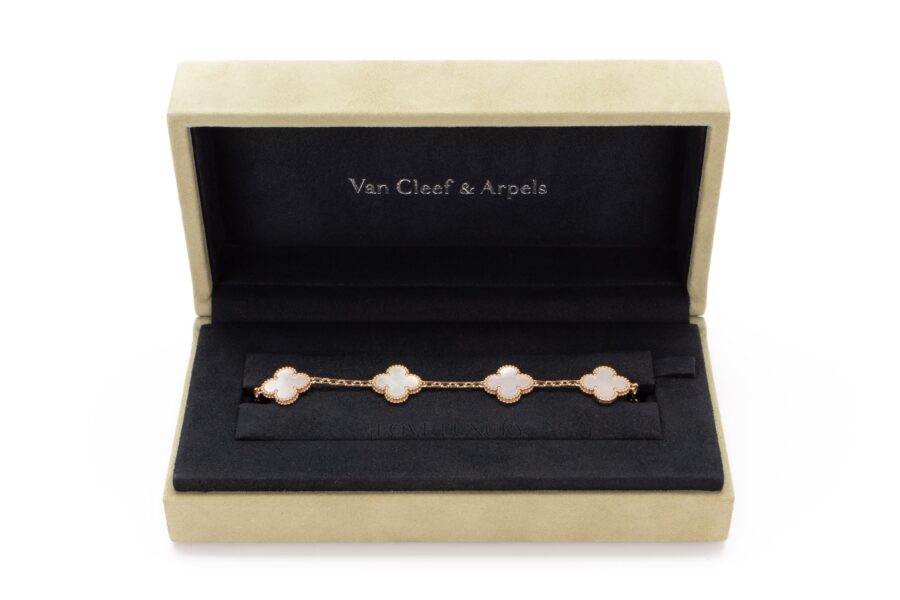 Van-Cleef-&-Arpels-Mother-of-Pearl-Yellow-Gold-Bracelet-6