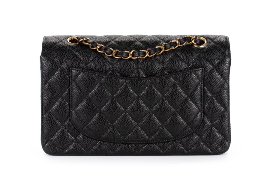 Chanel-Medium-Classic-Flap-Caviar-Black-Gold-hardware-2021-3