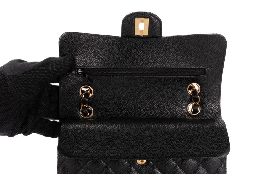 Chanel-Medium-Classic-Flap-Caviar-Black-Gold-hardware-2021-9