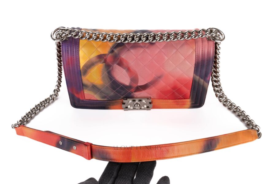 Chanel-Flower-Power-Multicolor-Lambskin-Silver-Hardware-Boy-Bag-8