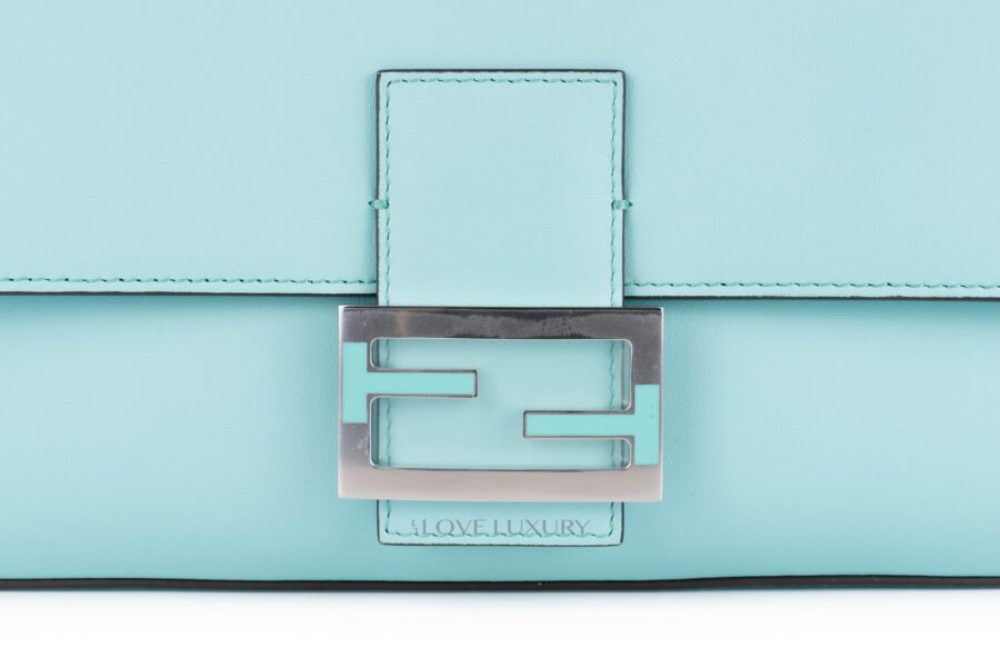 Fendi-Limited-Edition-Tiffany-25th-Anniversay-Bagguette-Bag-Silver-Hardwar-7